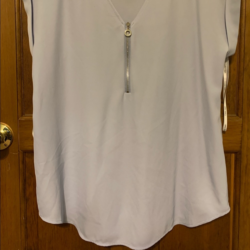Calvin Klein Light Blue Blouse